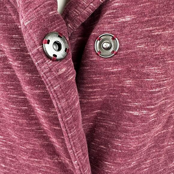 Lululemon Find Your Centre Wrap Hoodie Heathered Marled Rust Berry 4 Burgundy - Picture 10 of 14
